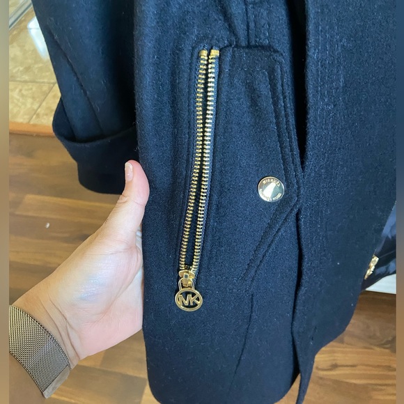 Michael Kors Wool Blend Belted Coat size XXs - Picture 5 of 8